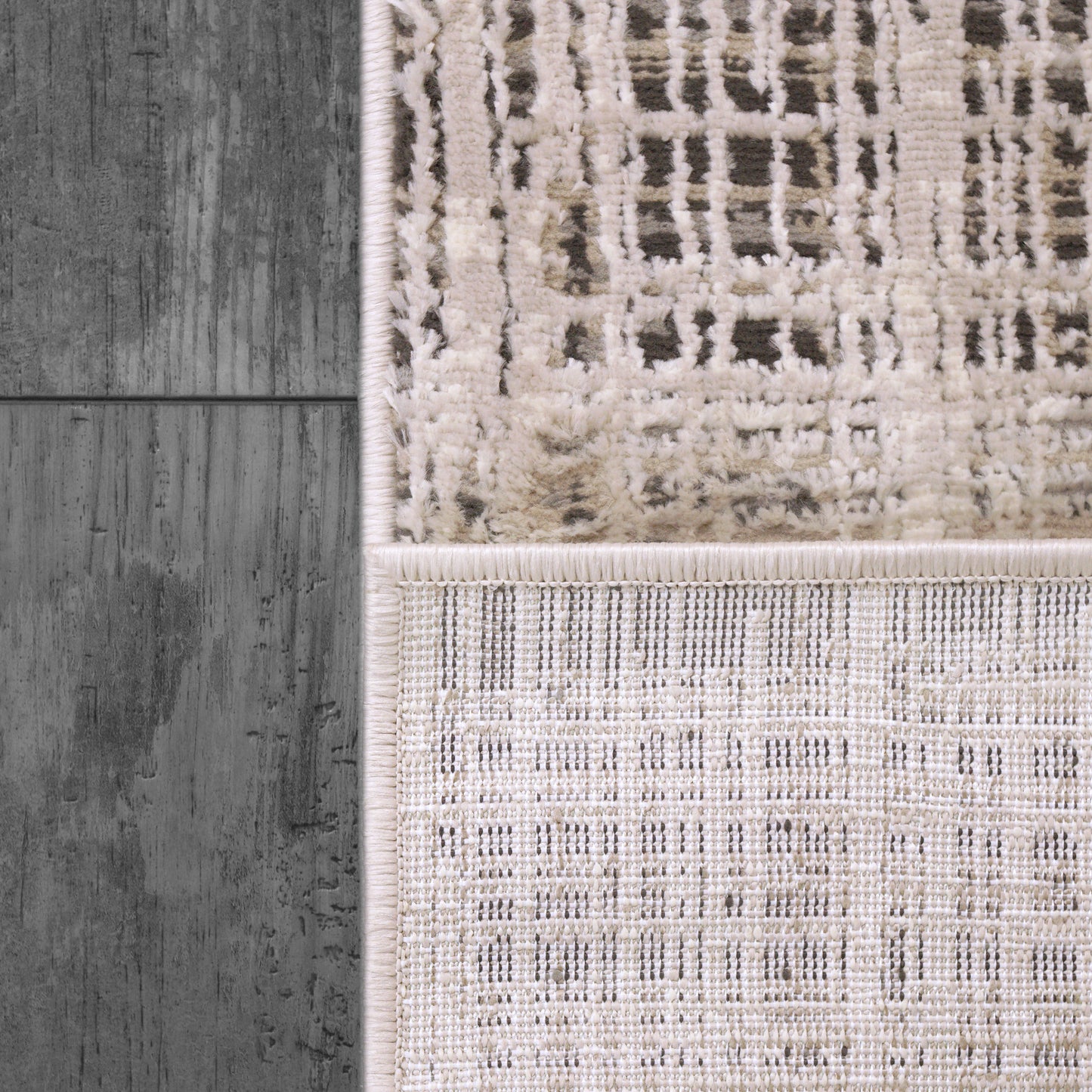 Rori Modern Grey/Charcoal Abstract Medium Pile Rug