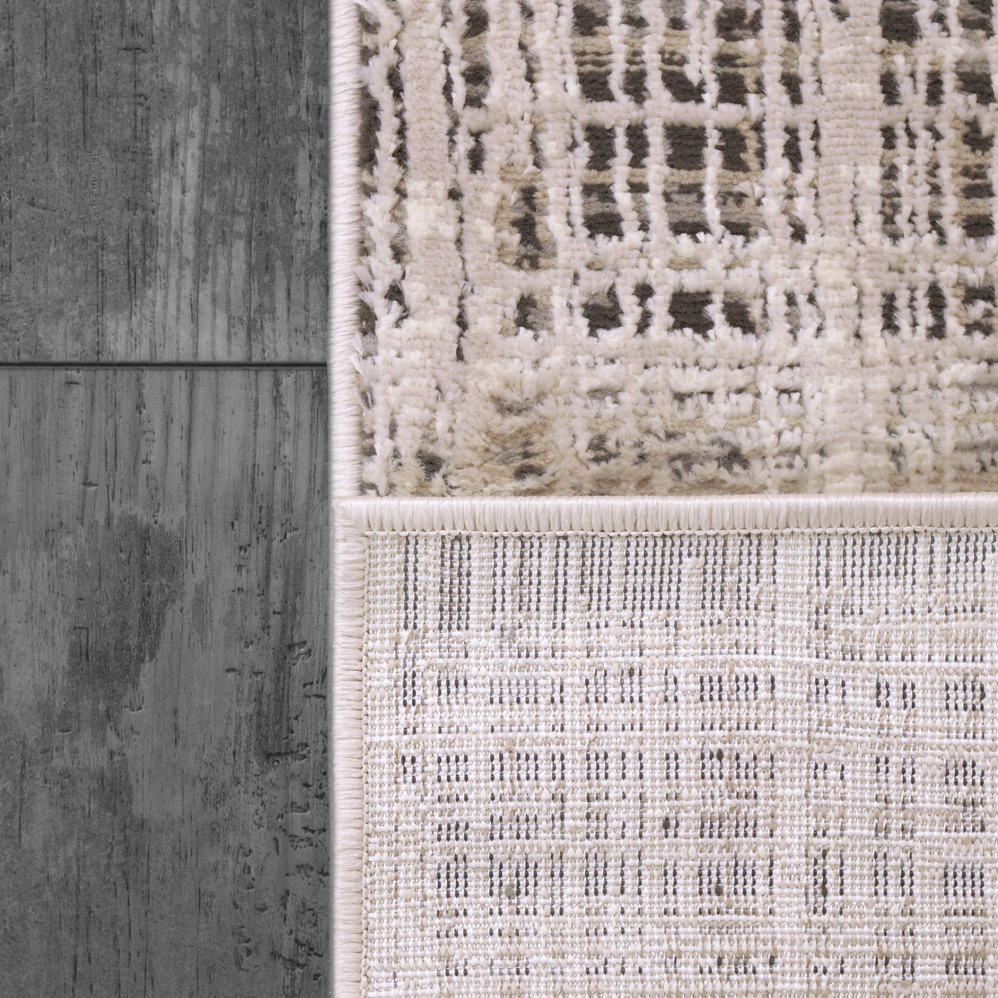 Rori Modern Grey/Charcoal Abstract Medium Pile Rug