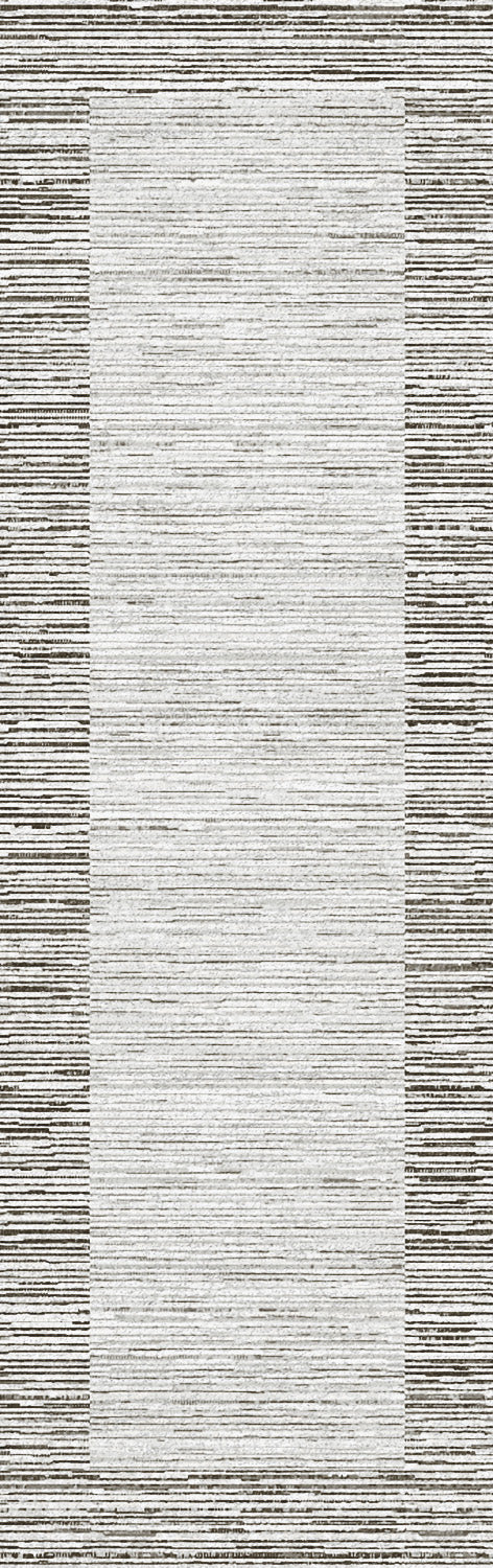 Rori Modern Grey/Charcoal Bordered Medium Pile Rug