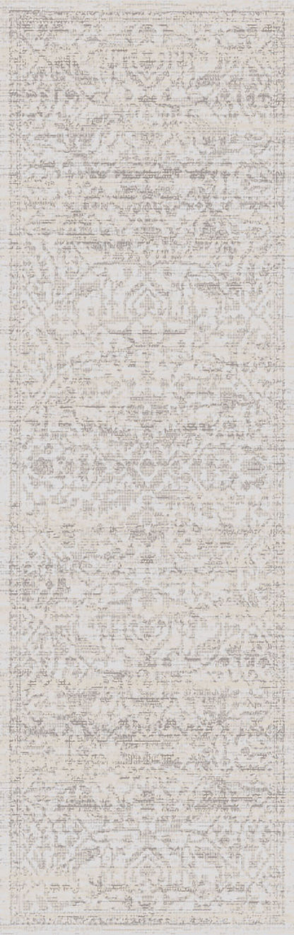 Rori Modern Ivory/Light Grey Abstract Medium Pile Rug