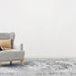 Ruby Transitional Grey/Blue Distressed Medium Pile Rug