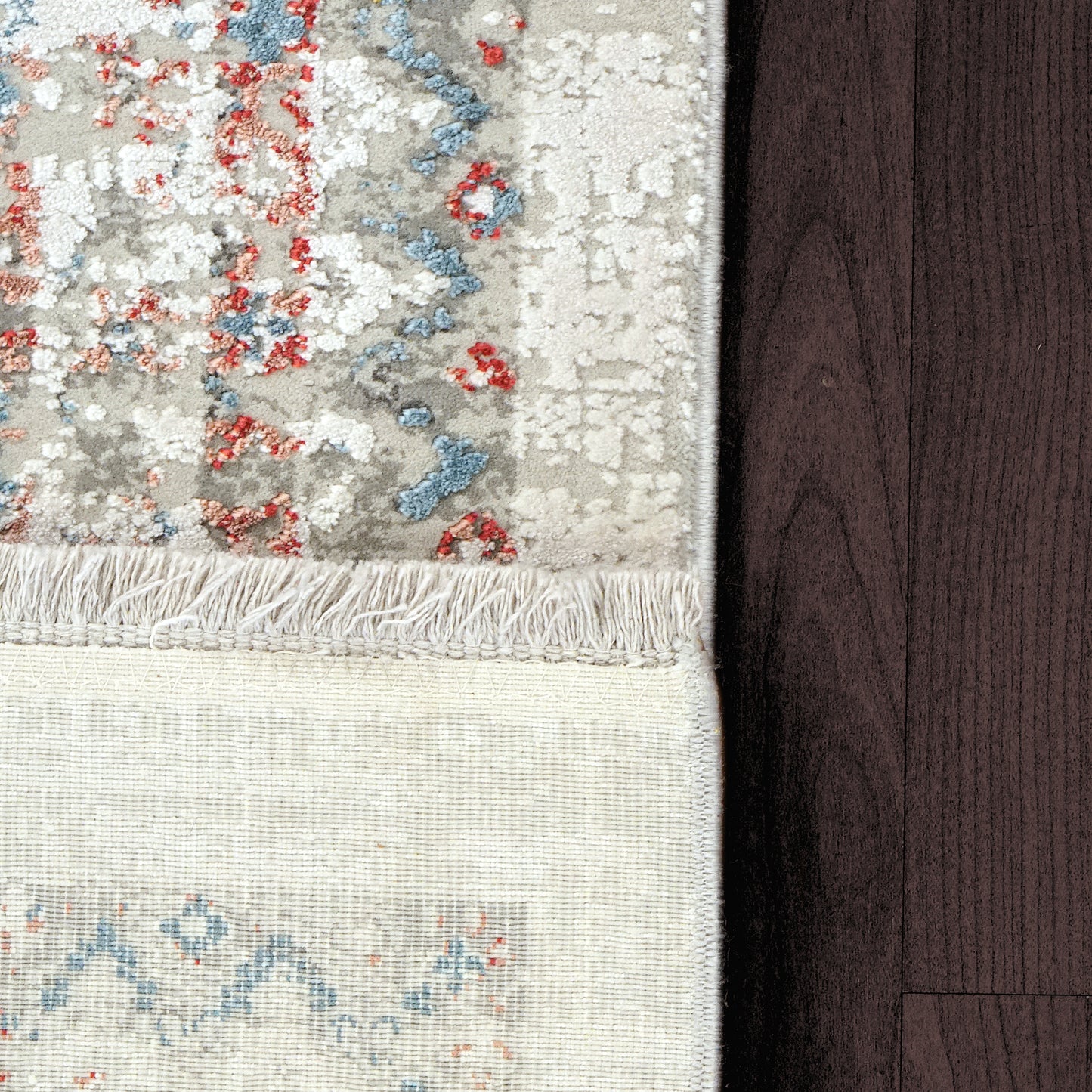 Ruby Transitional Multi Distressed Medium Pile Rug