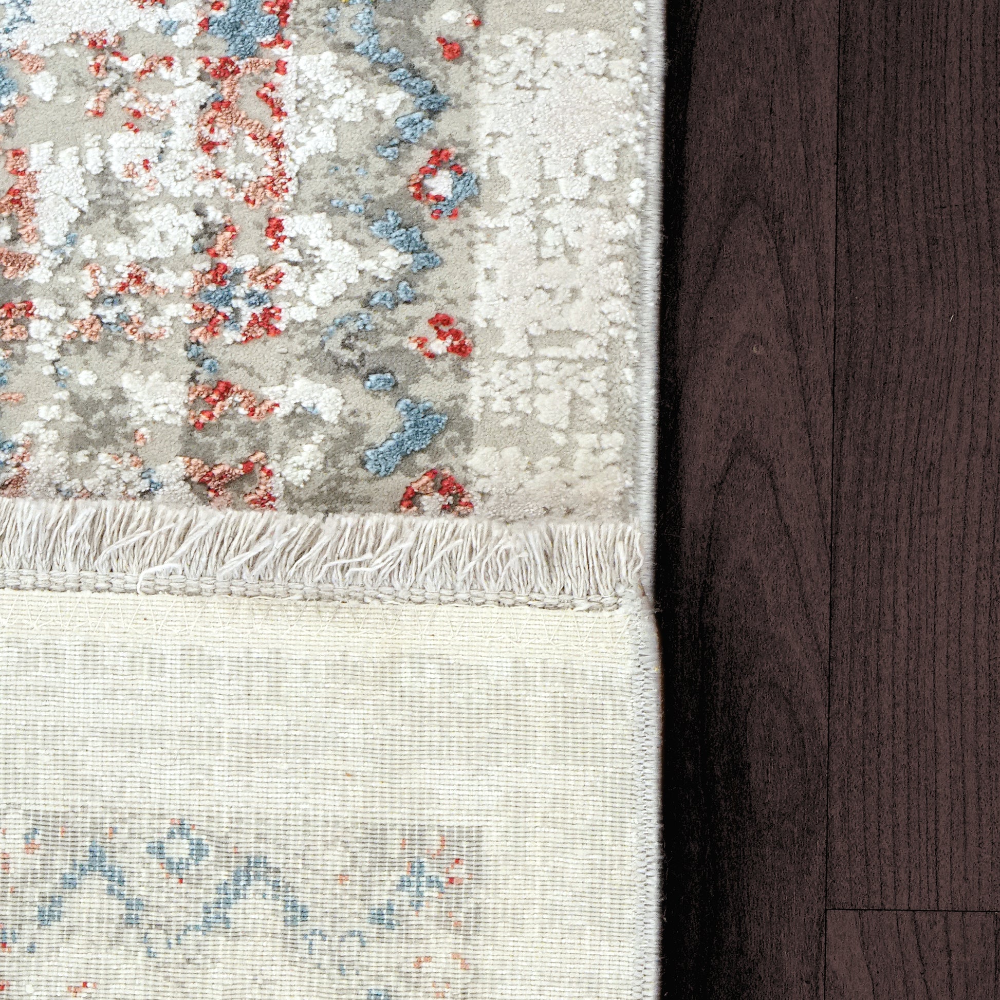 Ruby Transitional Multi Distressed Medium Pile Rug