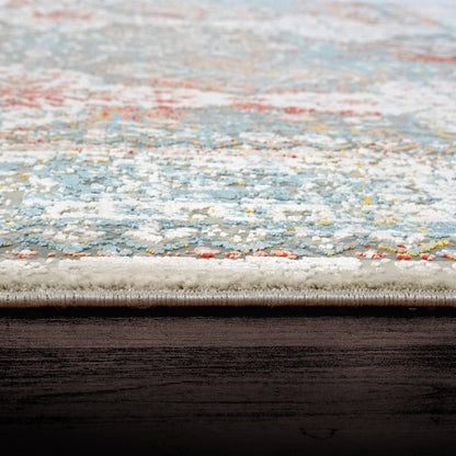 Ruby Transitional Multi Distressed Medium Pile Rug