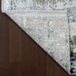 Ruby Modern Ivory/Grey Distressed Medium Pile Rug