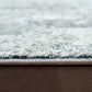 Ruby Modern Ivory/Grey Distressed Medium Pile Rug