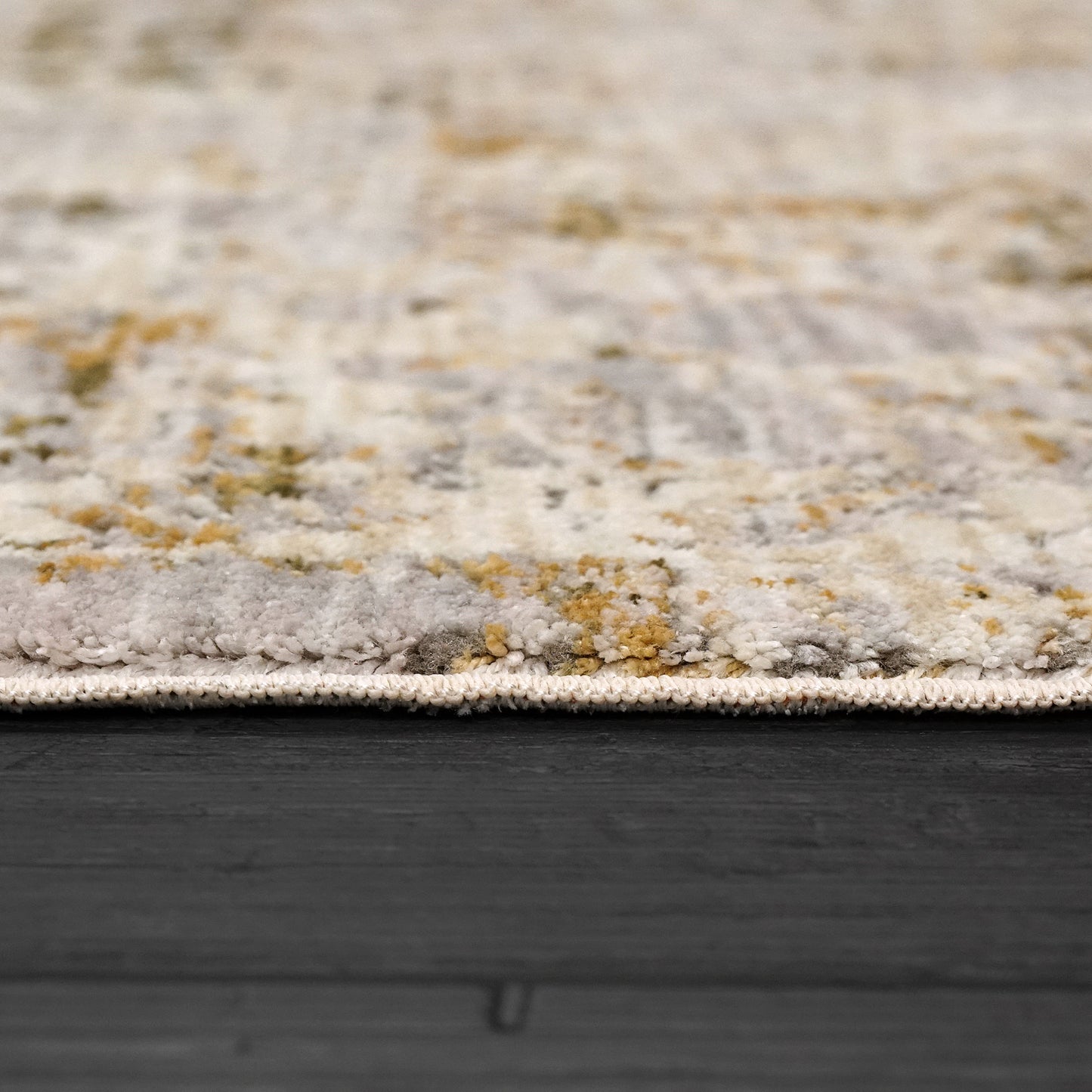 Skyler Transitional Grey/Green Abstract High-Low Rug