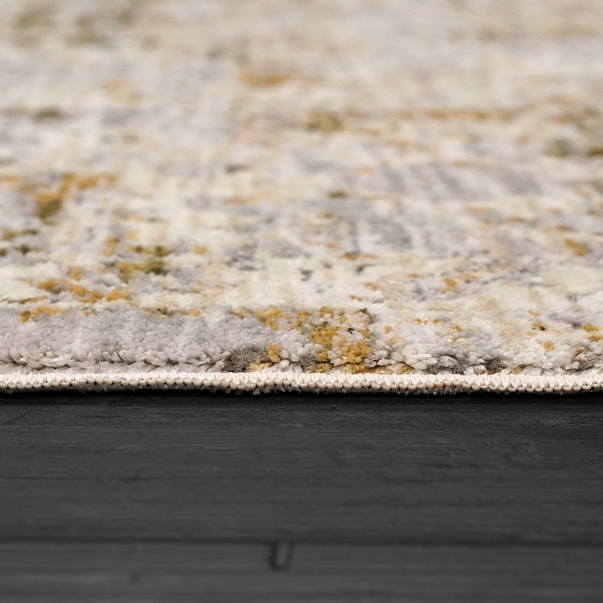 Skyler Transitional Grey/Green Abstract High-Low Rug