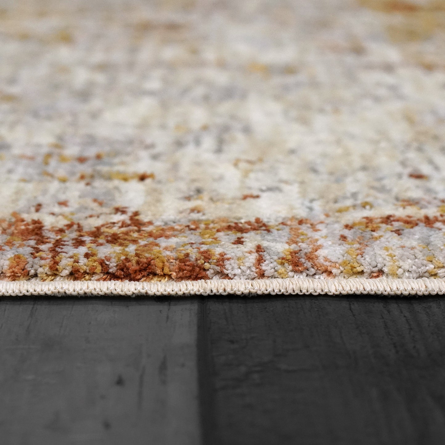Skyler Transitional Grey/Copper Abstract High-Low Rug
