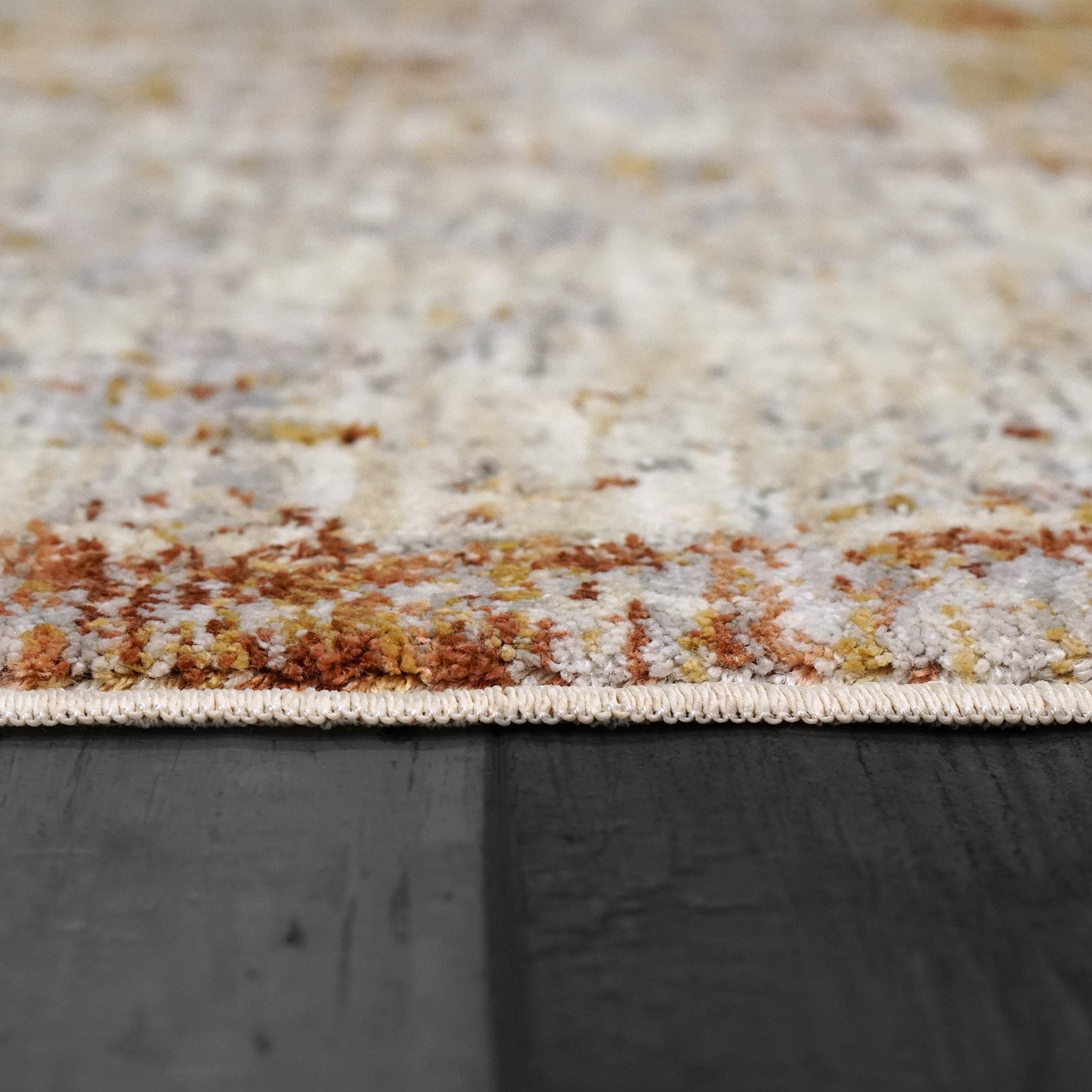 Skyler Transitional Grey/Copper Abstract High-Low Rug