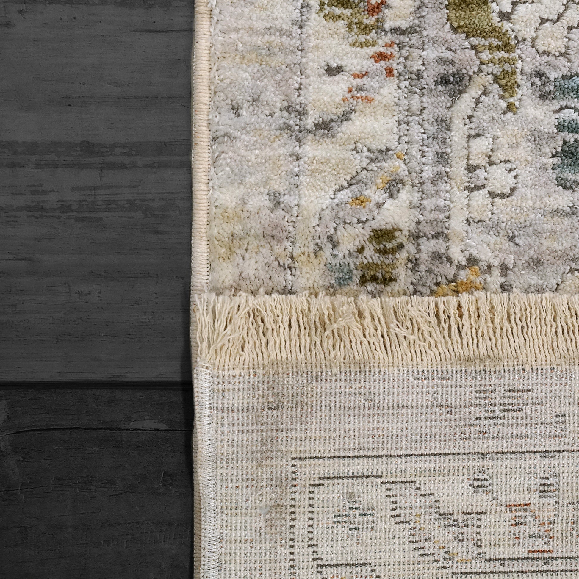 Skyler Transitional Grey/Multi Abstract High-Low Rug