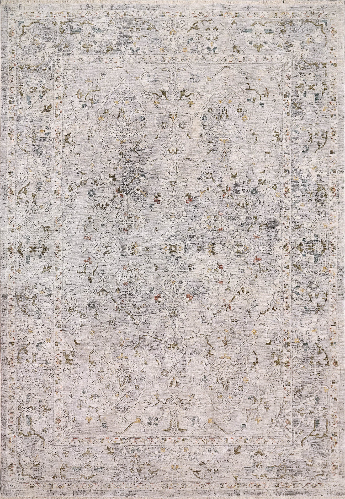 Skyler Transitional Grey/Multi Abstract High-Low Rug