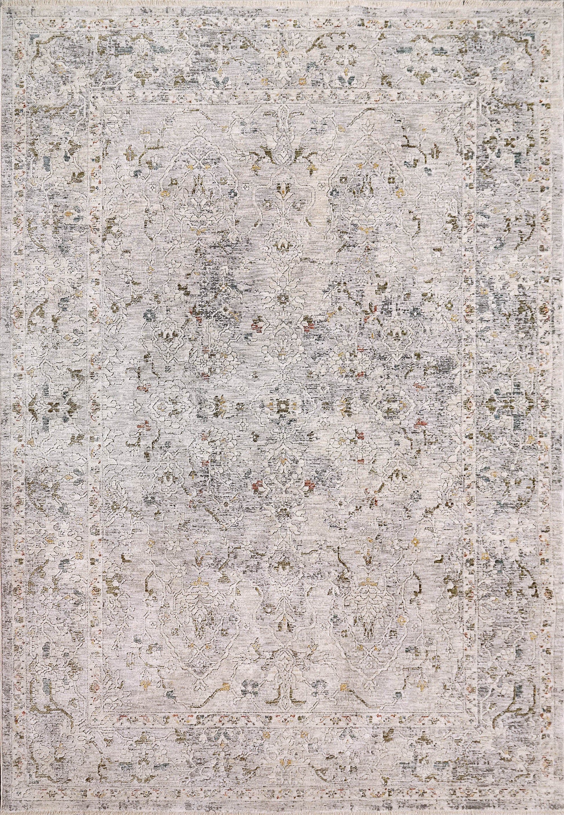 Skyler Transitional Grey/Multi Abstract High-Low Rug