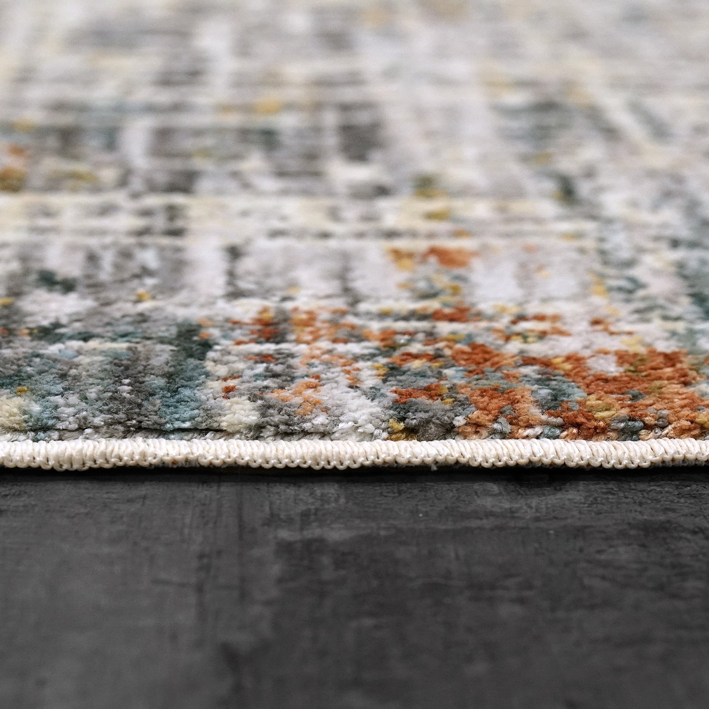 Skyler Modern Multi Abstract High-Low Rug