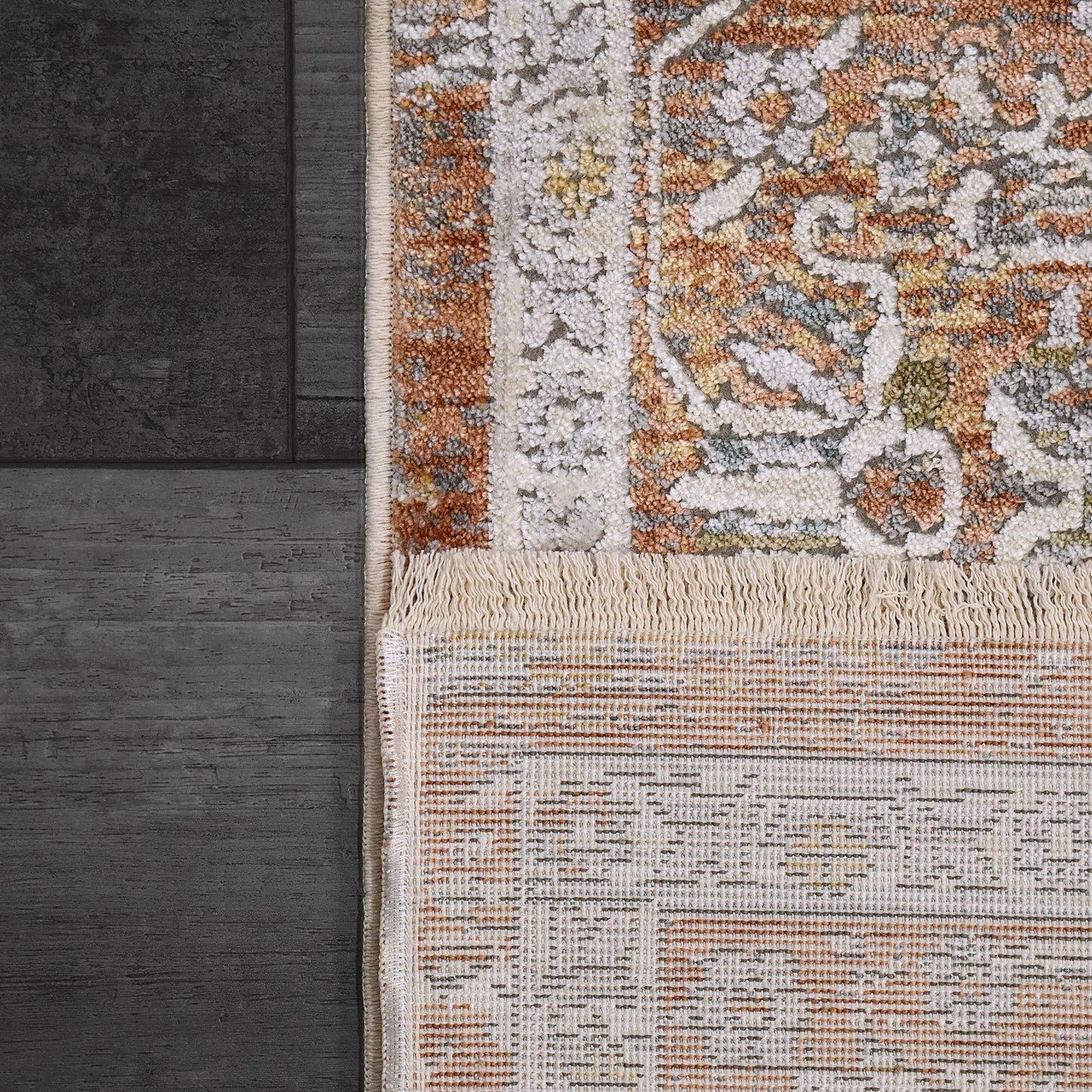 Skyler Transitional Copper/Multi Oriental High-Low Rug