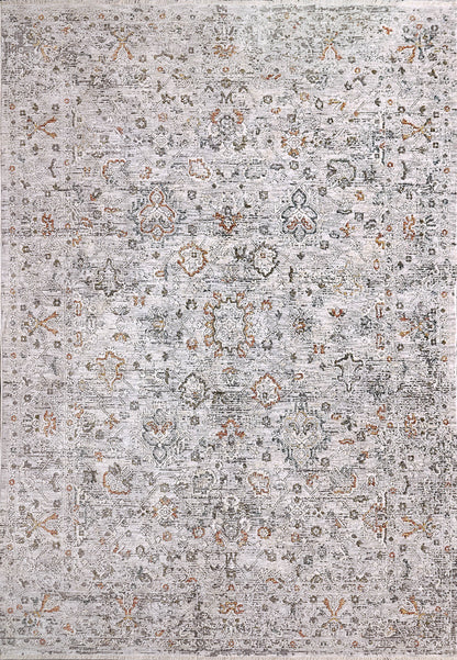Skyler Transitional Grey/Multi Oriental High-Low Rug