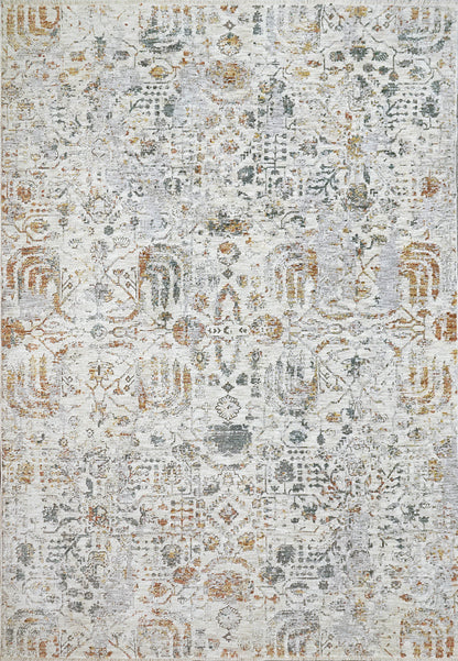 Skyler Transitional Ivory/Multi Oriental High-Low Rug