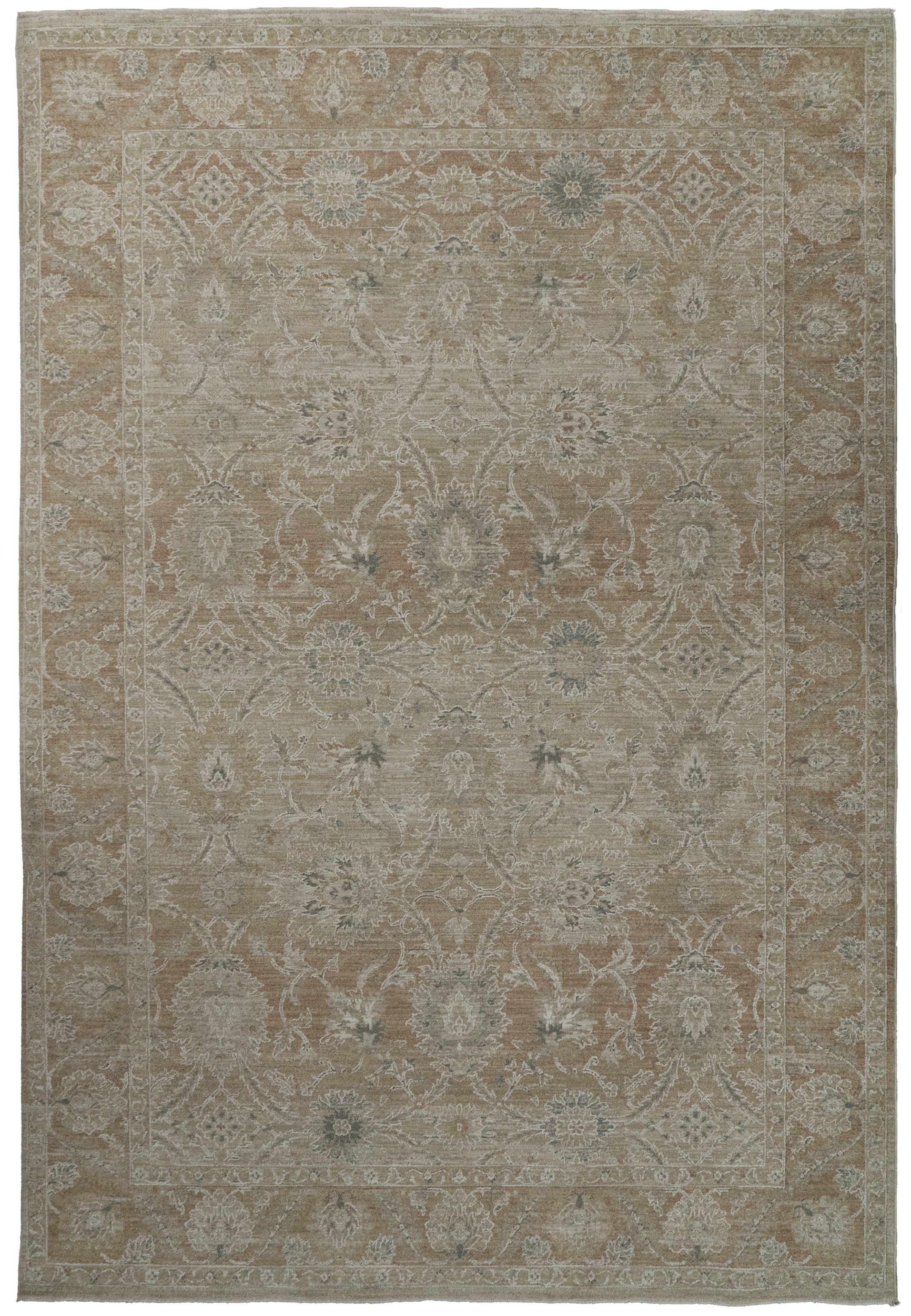 Solace Traditional Cream/Grey/Rust Rug