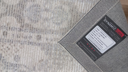 Stefano Traditional Ivory/Beige/Grey Medallion Medium Pile Rug