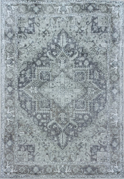 Stefano Traditional Beige/Taupe/Grey Medallion Medium Pile Rug