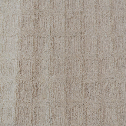 Teak Modern Ivory Geometric Medium Pile Rug