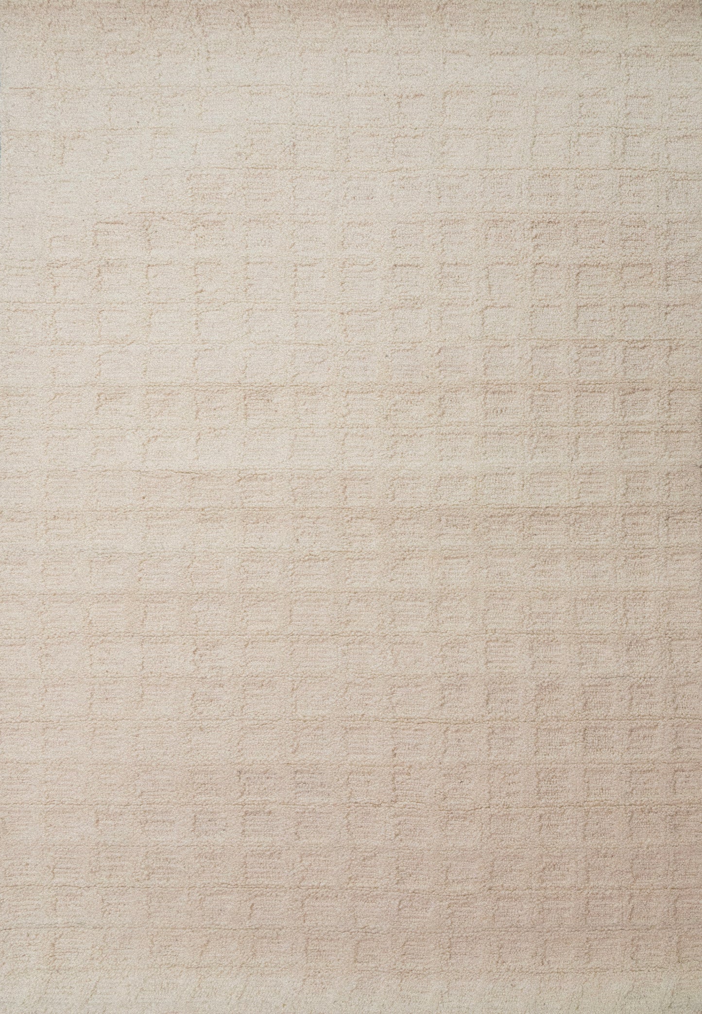 Teak Modern Ivory Geometric Medium Pile Rug