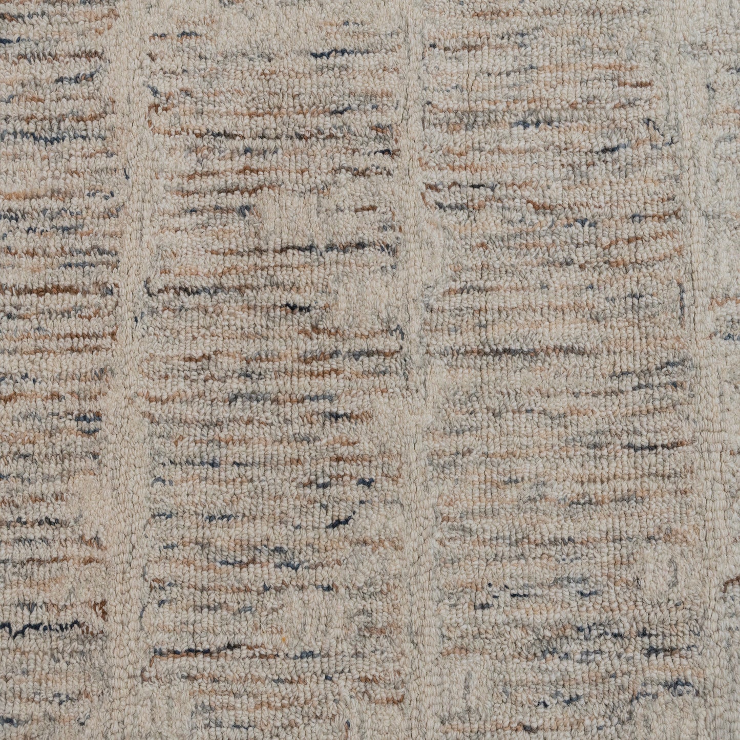 Teak Modern Ivory/Multi Abstract Medium Pile Rug