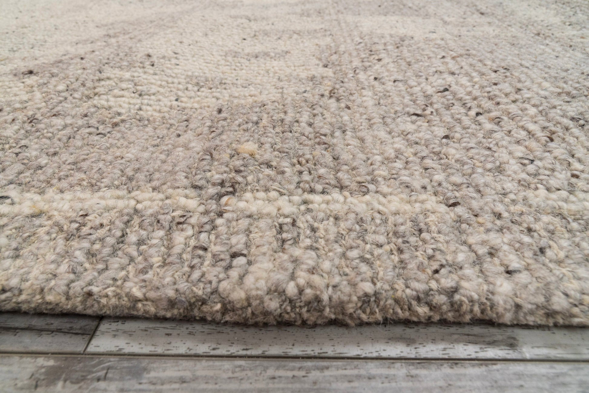 Teak Modern Taupe Abstract Medium Pile Rug
