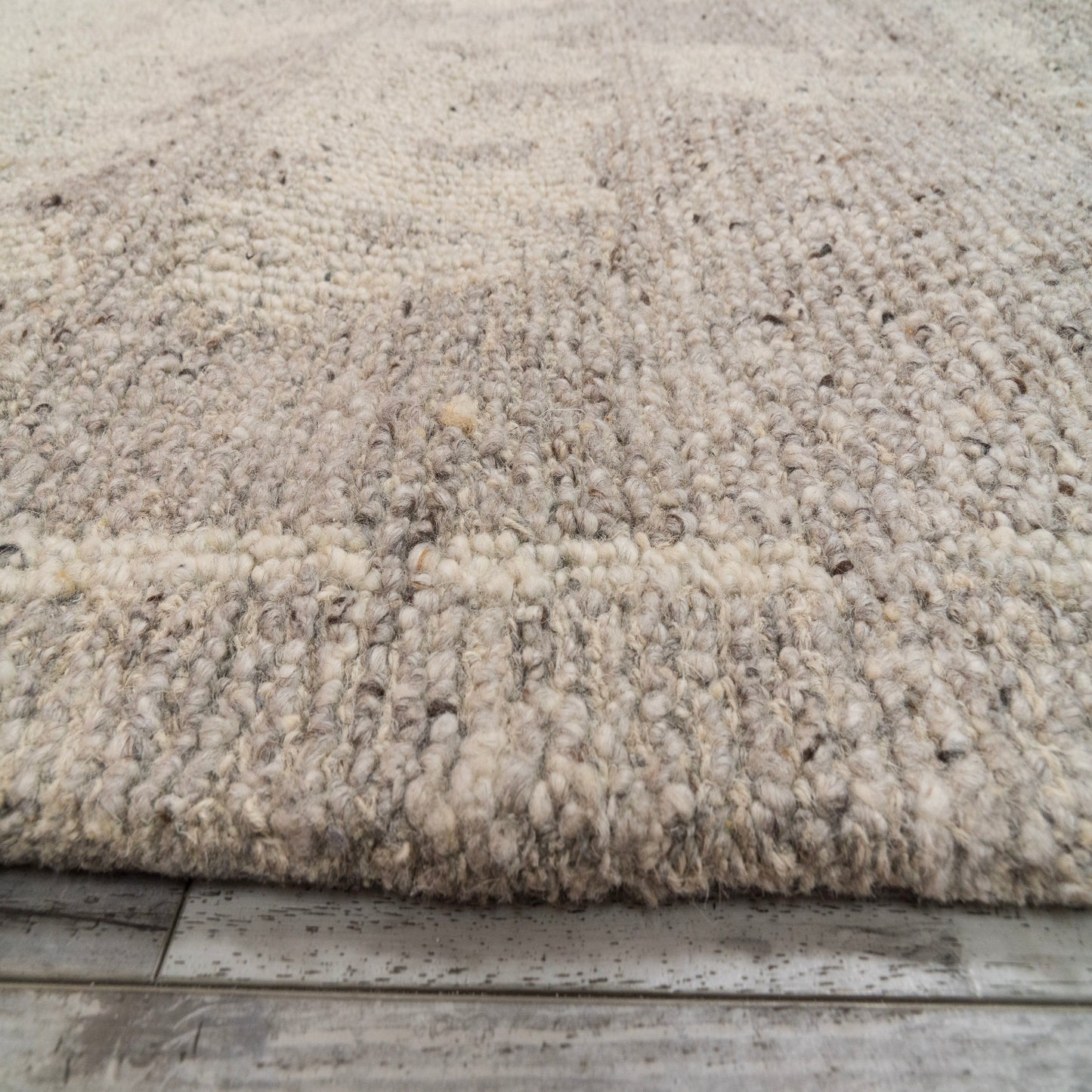 Teak Modern Taupe Abstract Medium Pile Rug