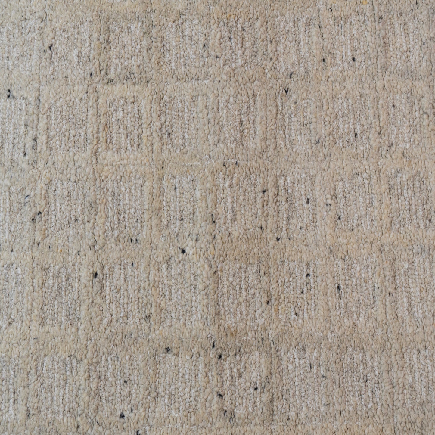 Teak Modern Cream Geometric Medium Pile Rug
