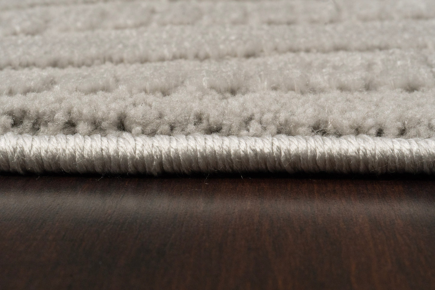 Timeless Modern Grey/Light Grey Geometric Medium Pile Rug