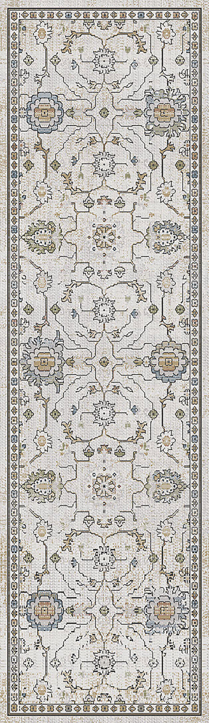Trevi Transitional Cream/Beige Floral Medium Pile Rug