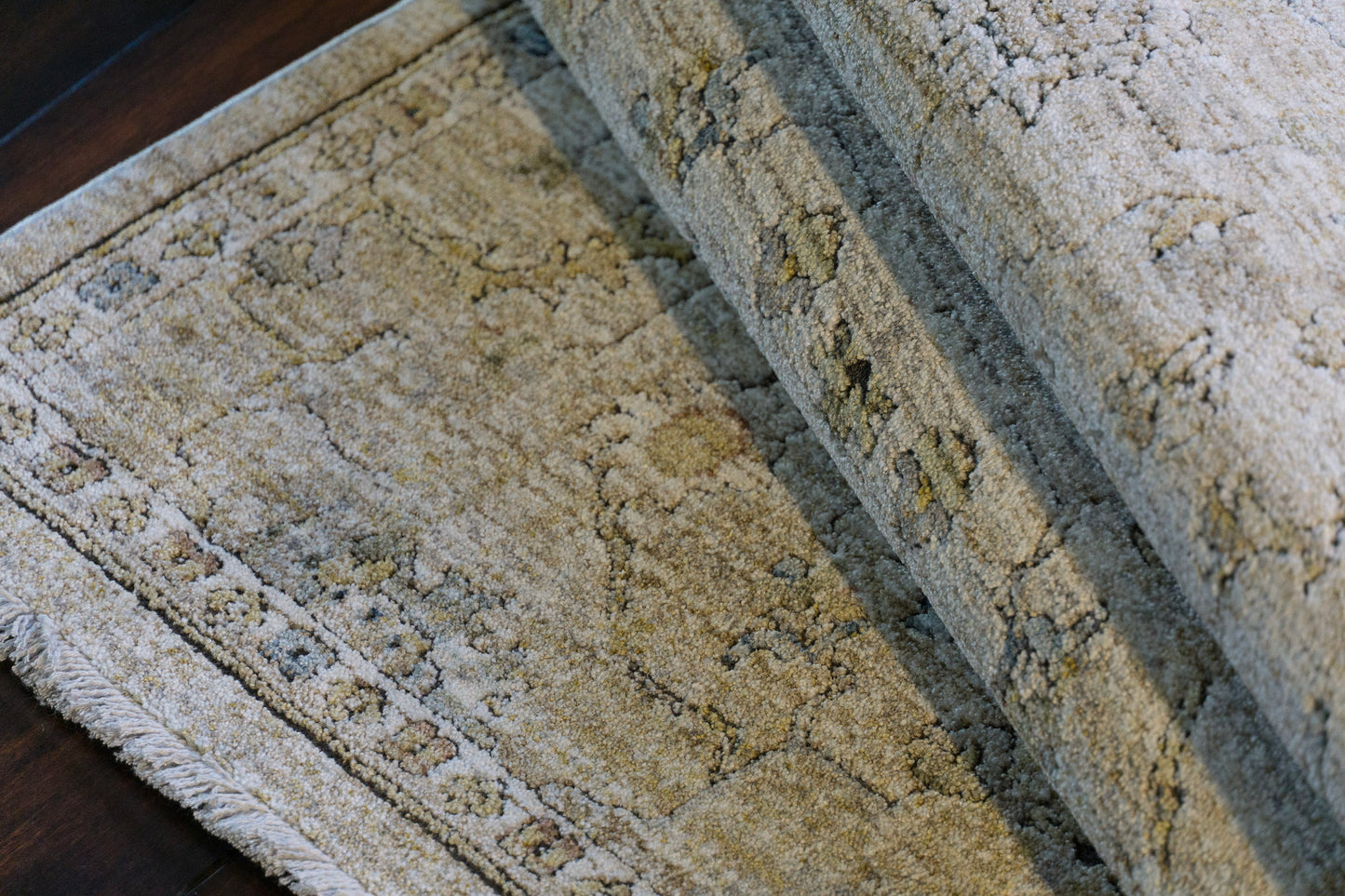 Trevi Transitional Cream/Beige Floral Medium Pile Rug