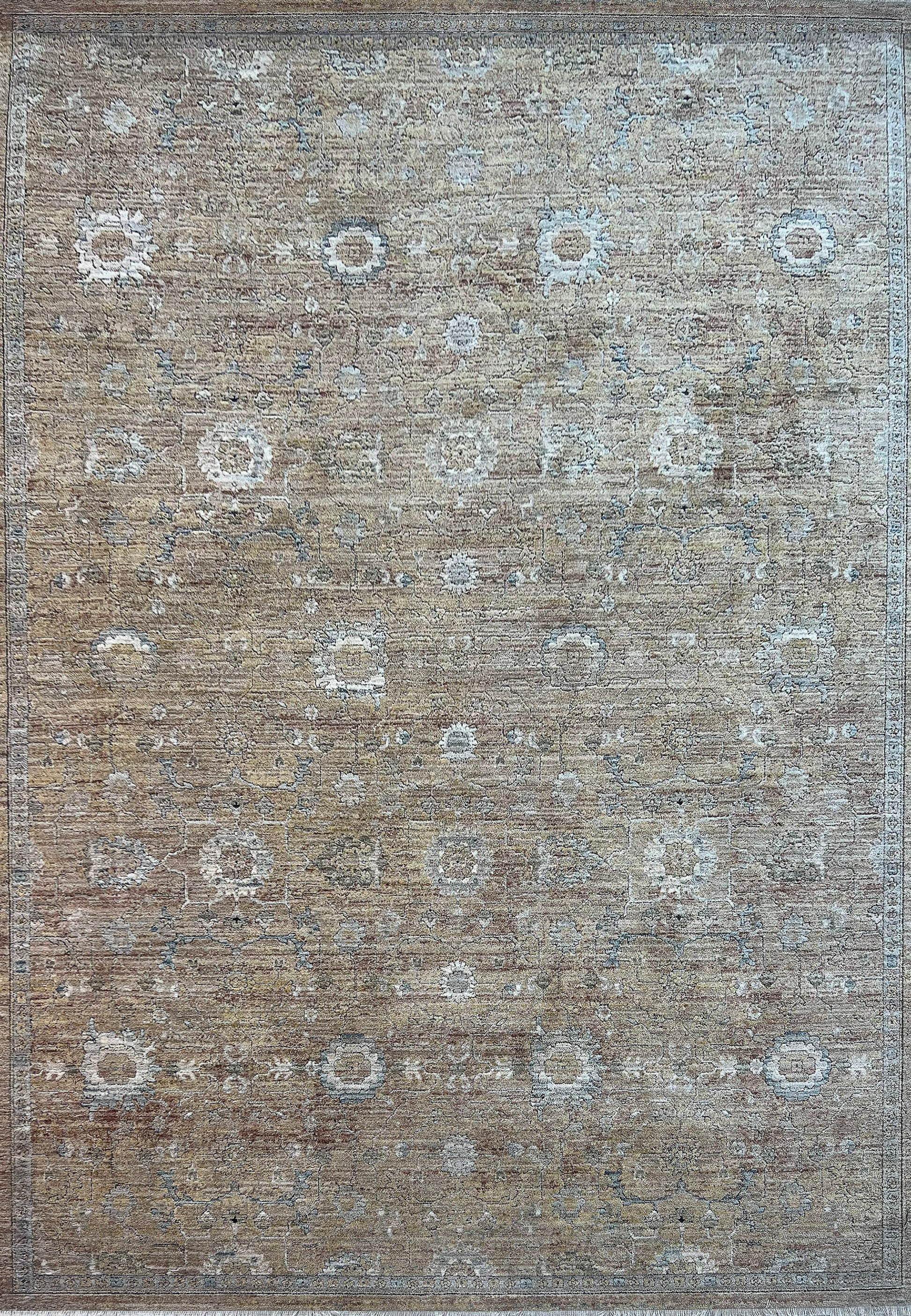 Trevi Transitional Beige/Cream Floral Medium Pile Rug