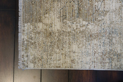 Trevi Modern Cream/Beige/Grey Abstract Medium Pile Rug