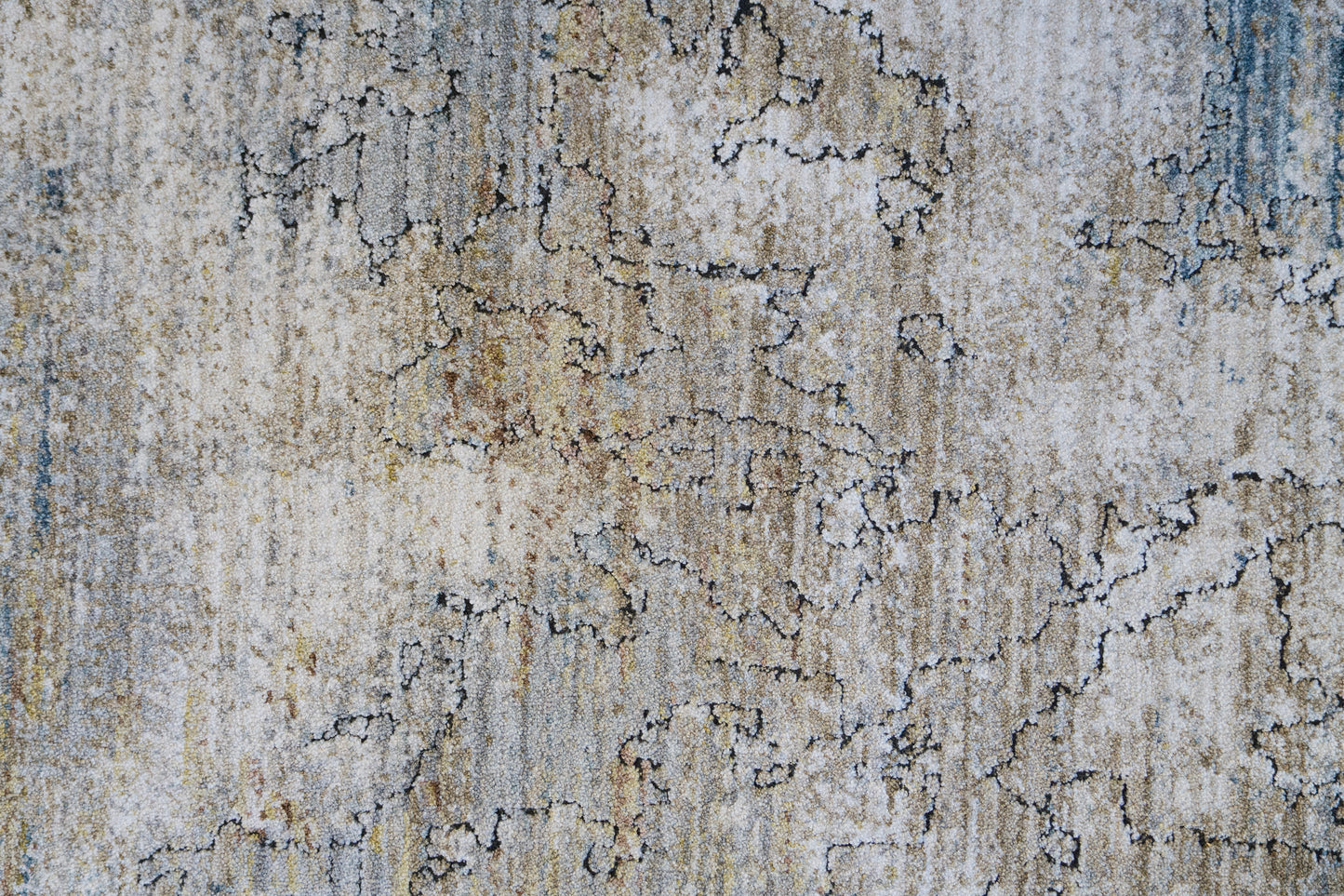 Trevi Modern Cream/Beige/Grey Abstract Medium Pile Rug