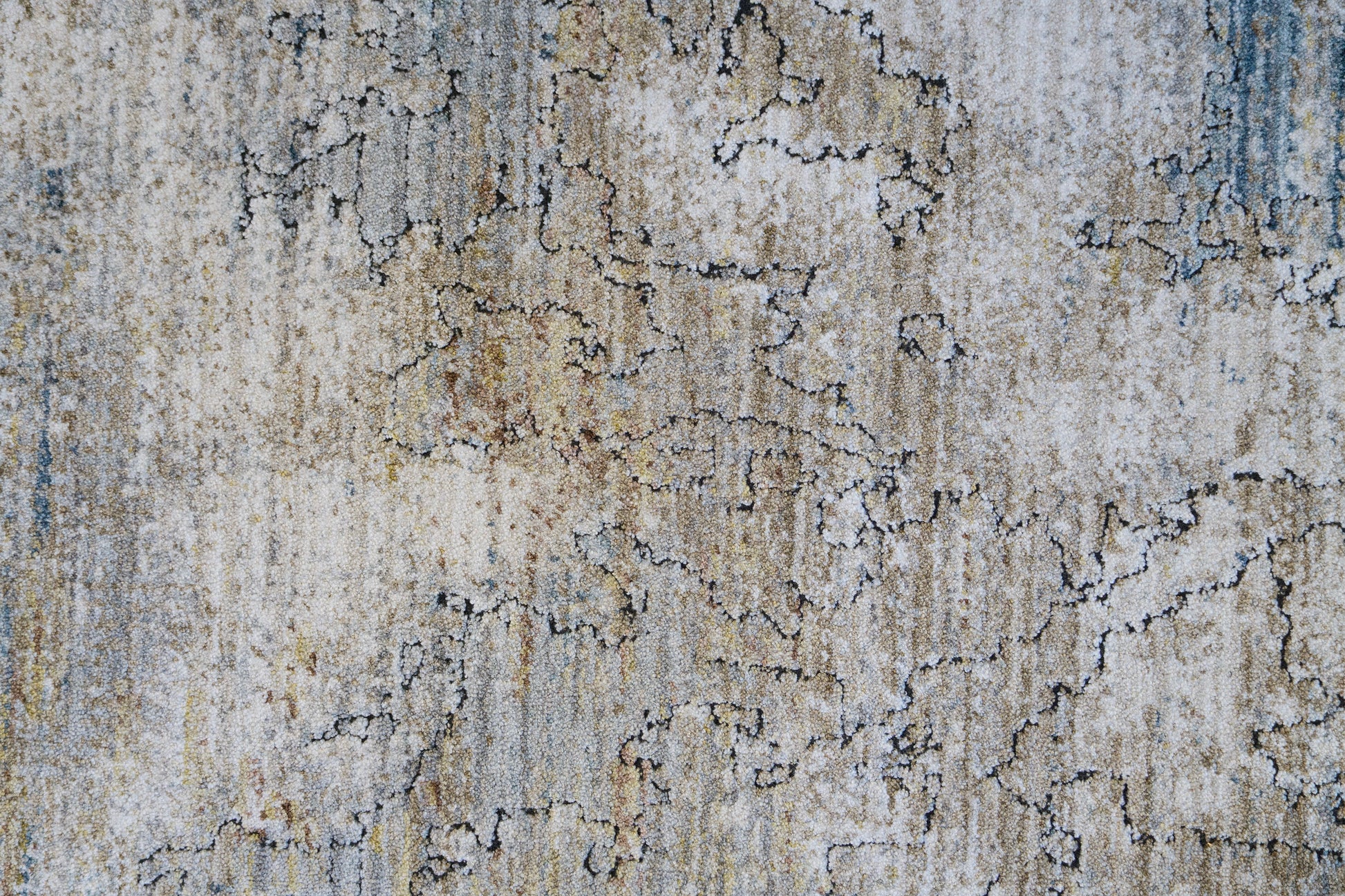 Trevi Modern Cream/Beige/Grey Abstract Medium Pile Rug