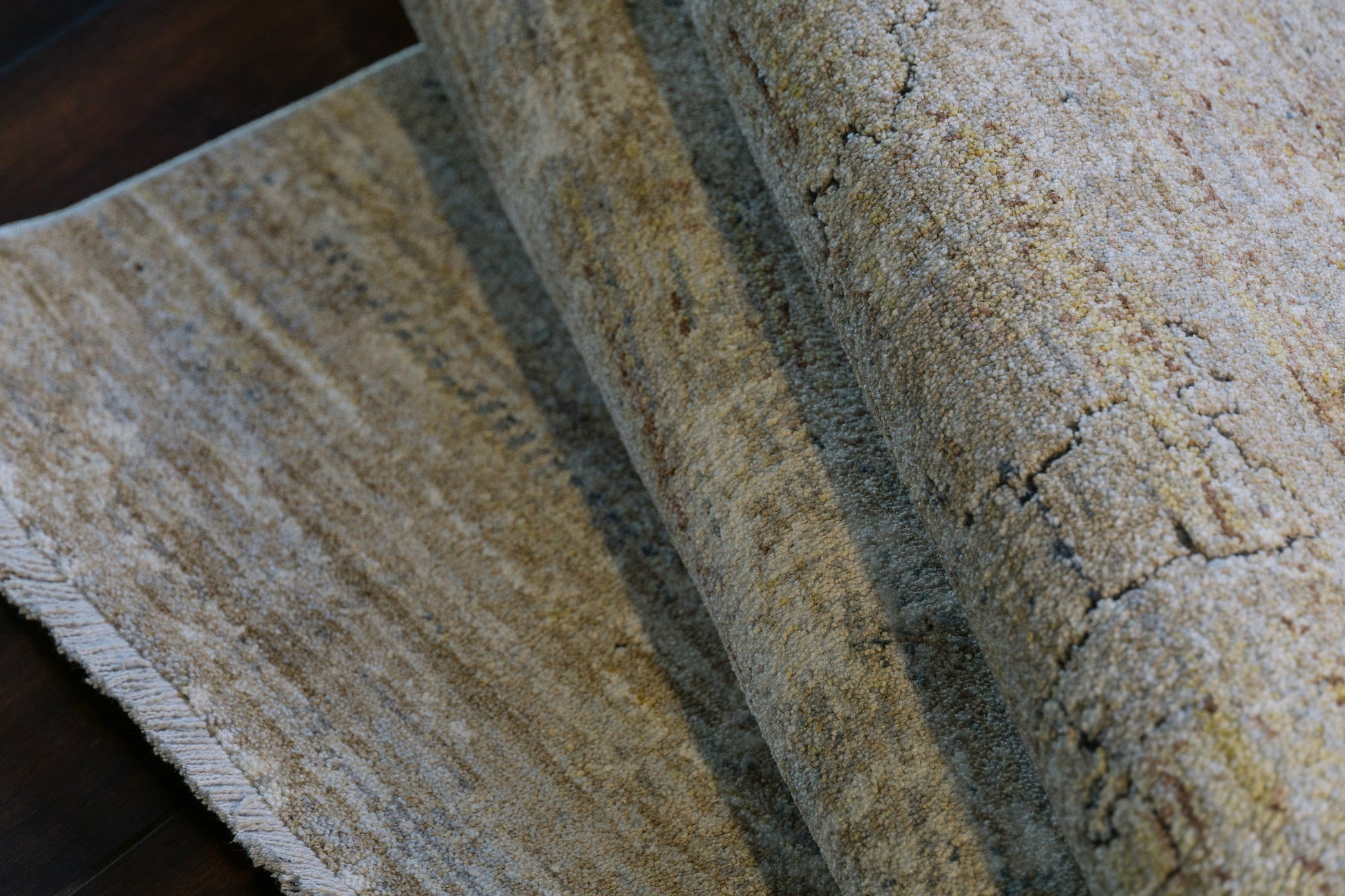 Trevi Modern Cream/Beige/Grey Abstract Medium Pile Rug