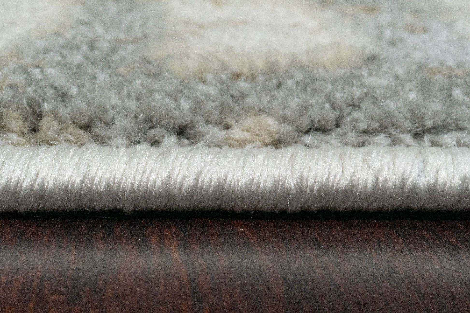 Venedik Modern Cream/Grey Geometric Medium Pile Rug
