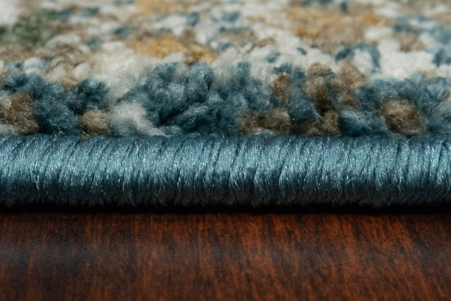 Venedik Traditional Blue/Multi Floral Medium Pile Rug