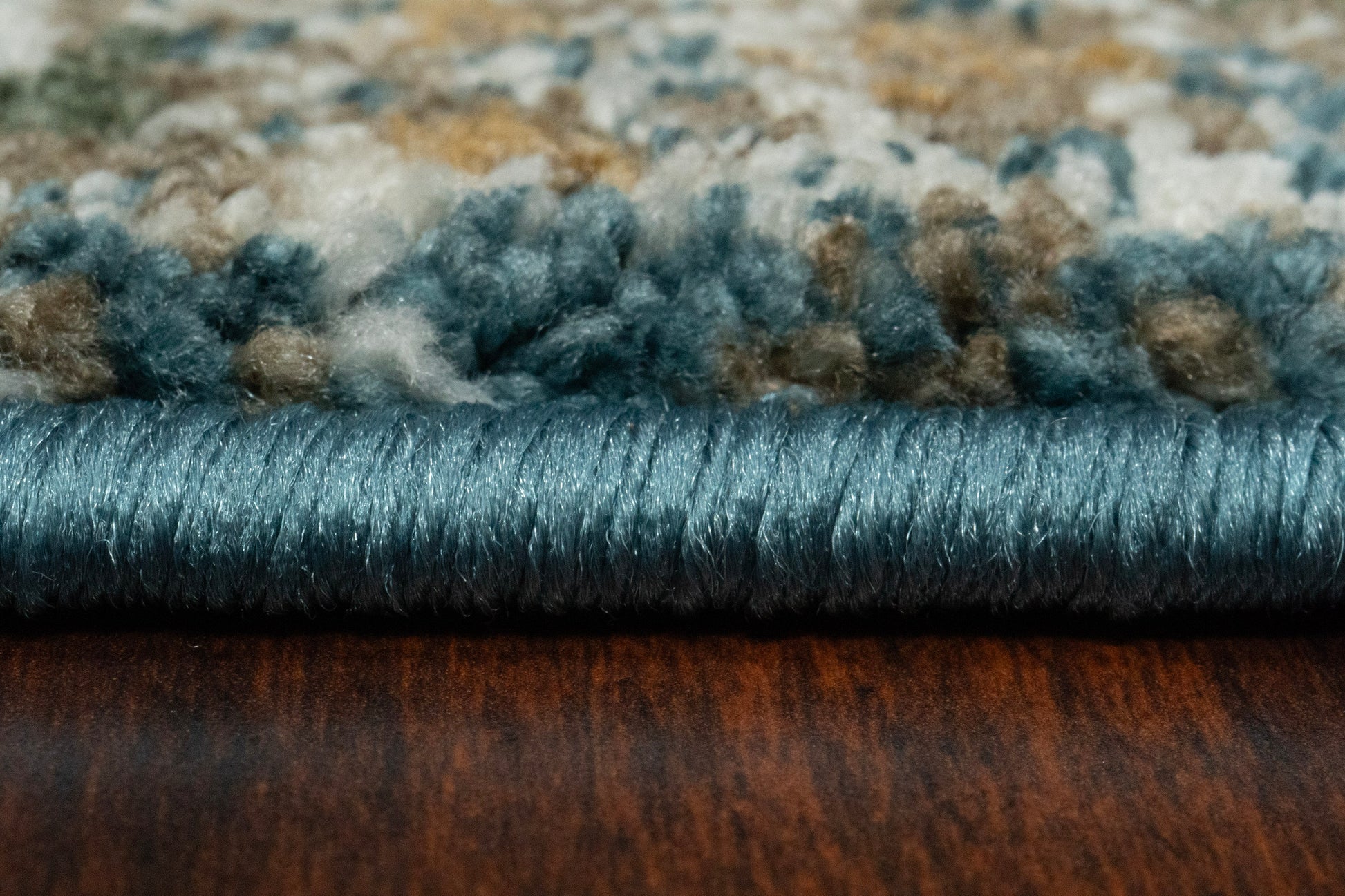 Venedik Traditional Blue/Multi Floral Medium Pile Rug