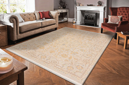 Wade Traditional Grey/Brown/Multi Medallion Medium Pile Rug