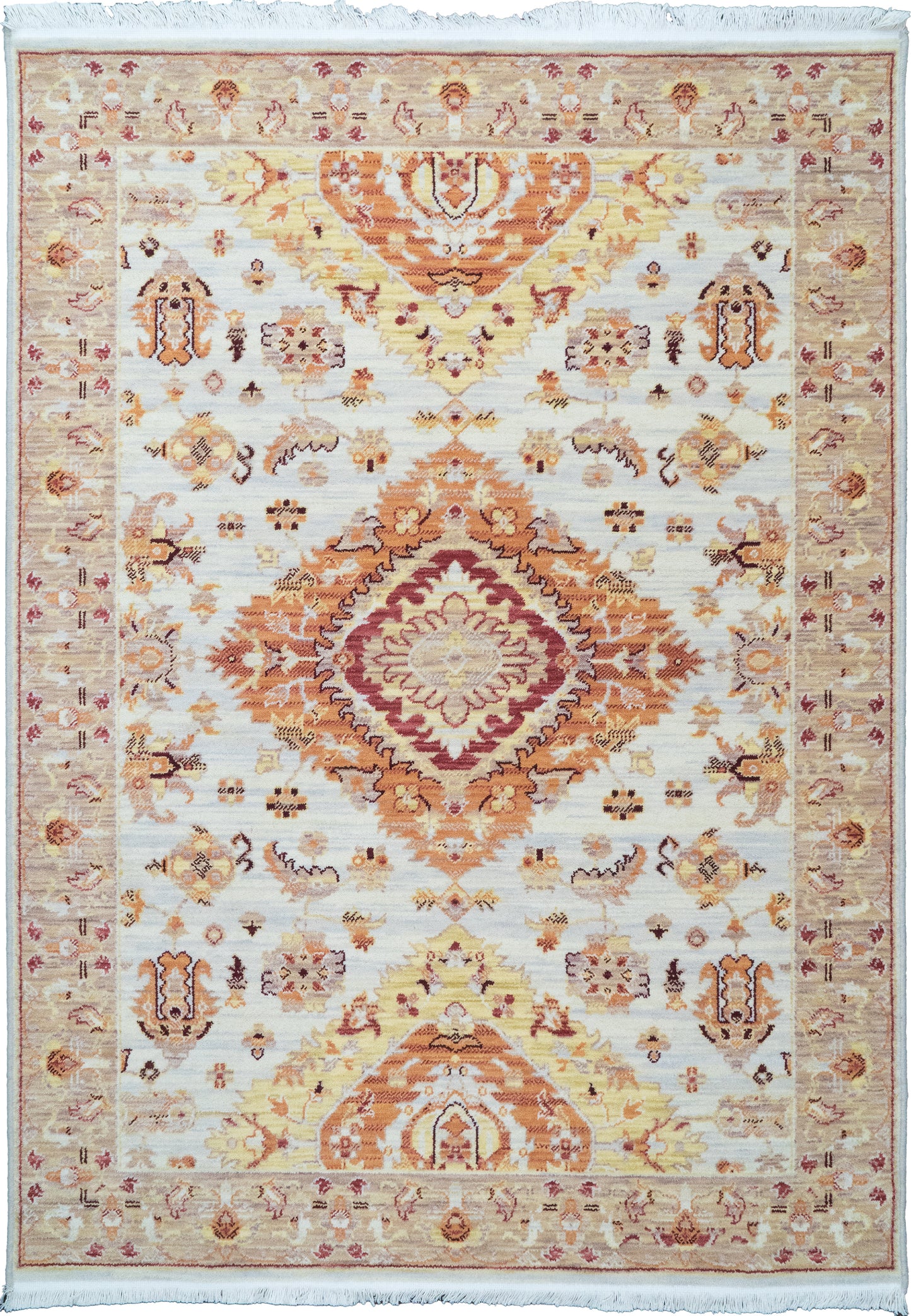 WADE 18602 Taupe/Rust/Multi