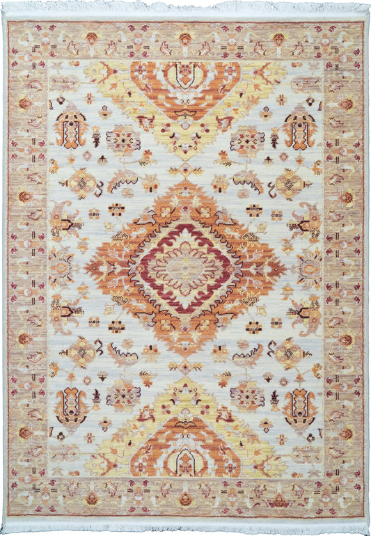 WADE 18602 Taupe/Rust/Multi