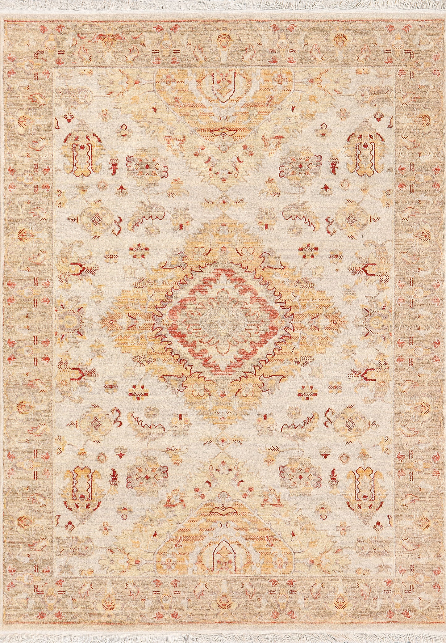 Wade Transitional Taupe/Rust/Multi Southwestern Medium Pile Rug