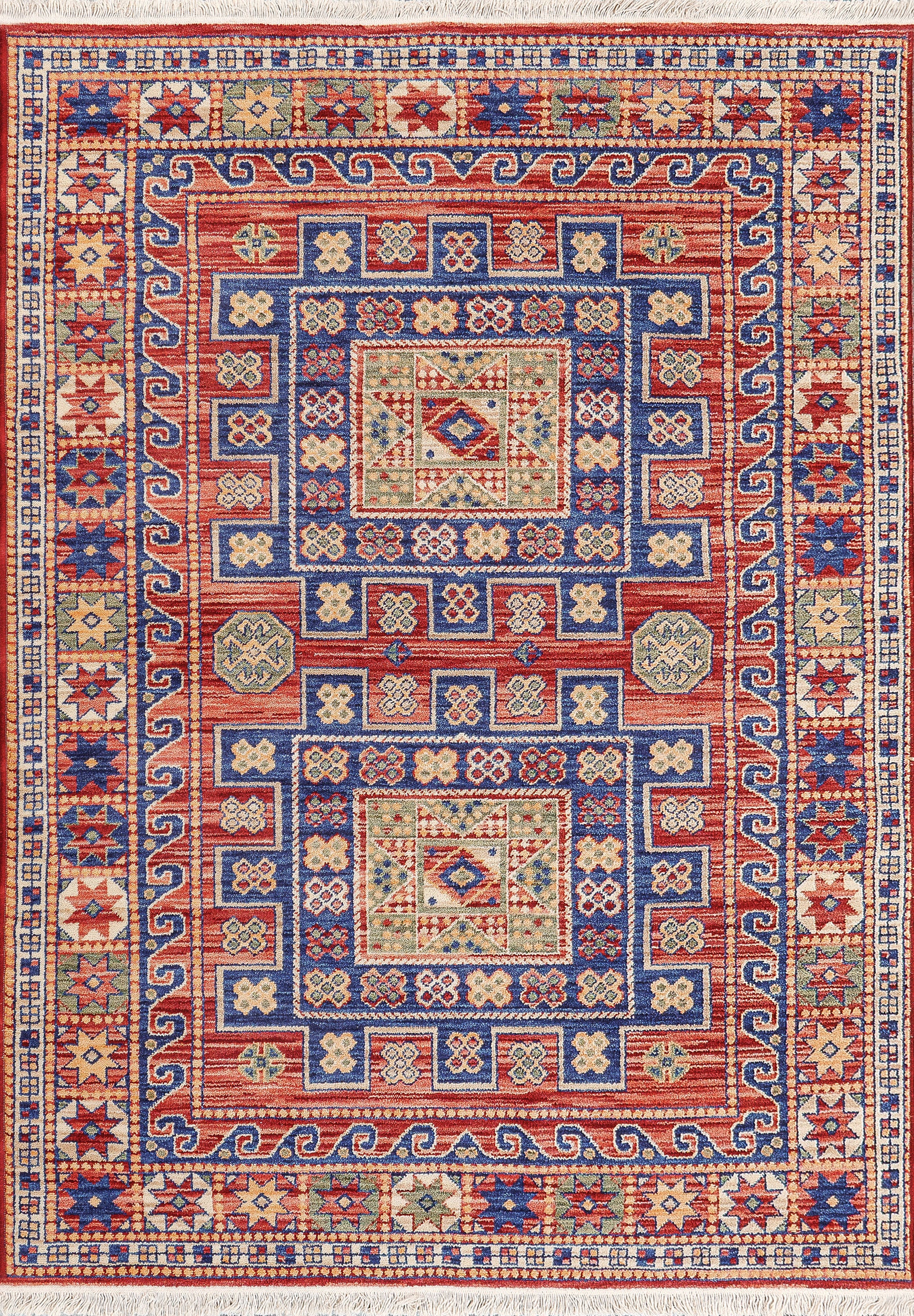 Wade Transitional Red/Multi Southwestern Medium Pile Rug