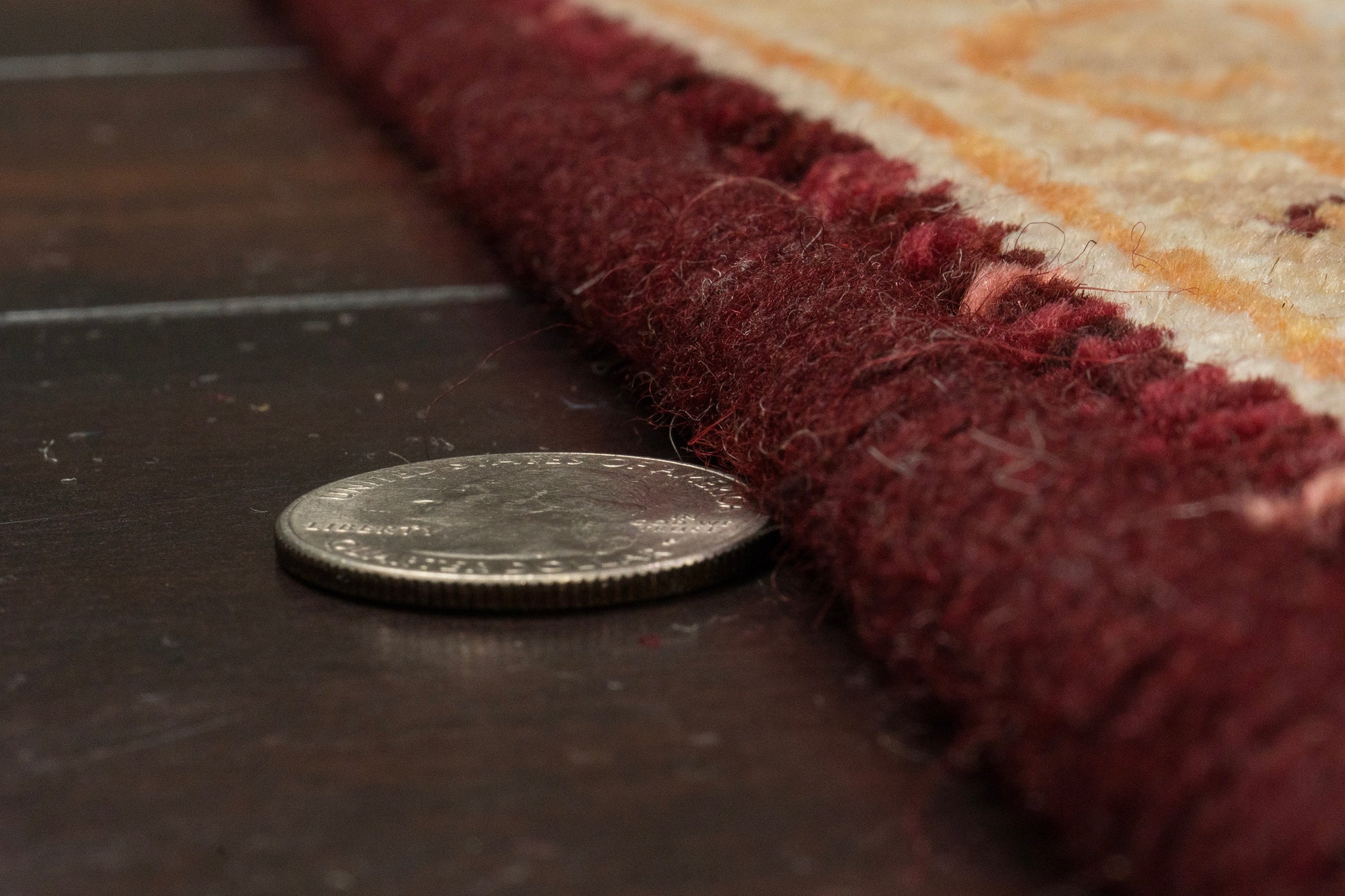 Wade Traditional Red/Beige/Multi Floral Medium Pile Rug