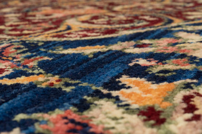 Wade Traditional Navy/Red/Multi Medallion Medium Pile Rug