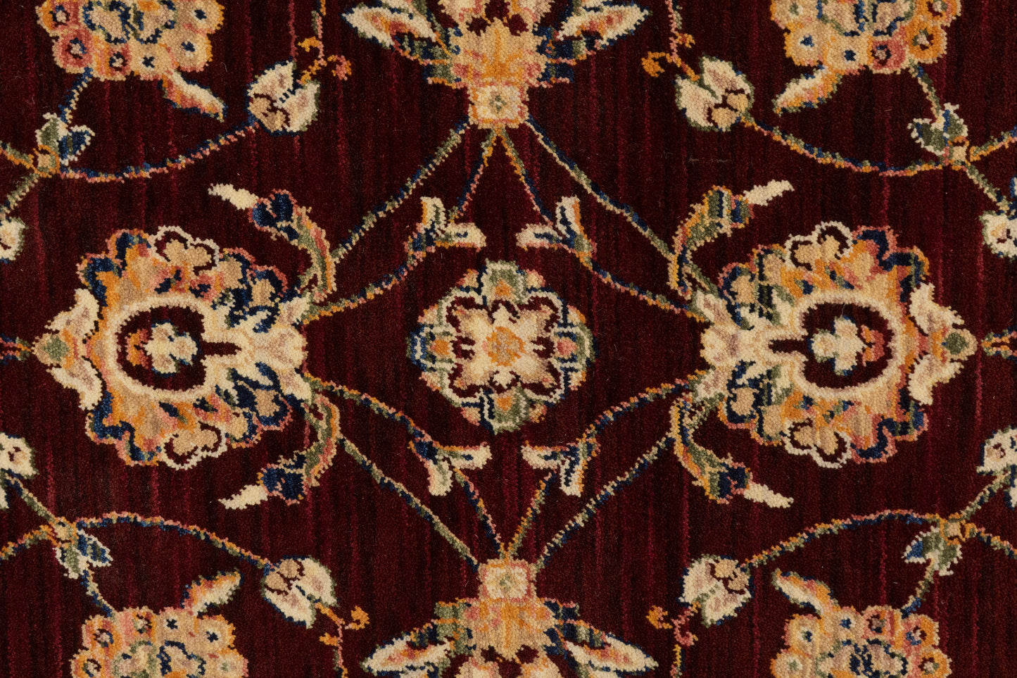 Wade Traditional Red/Multi Floral Medium Pile Rug