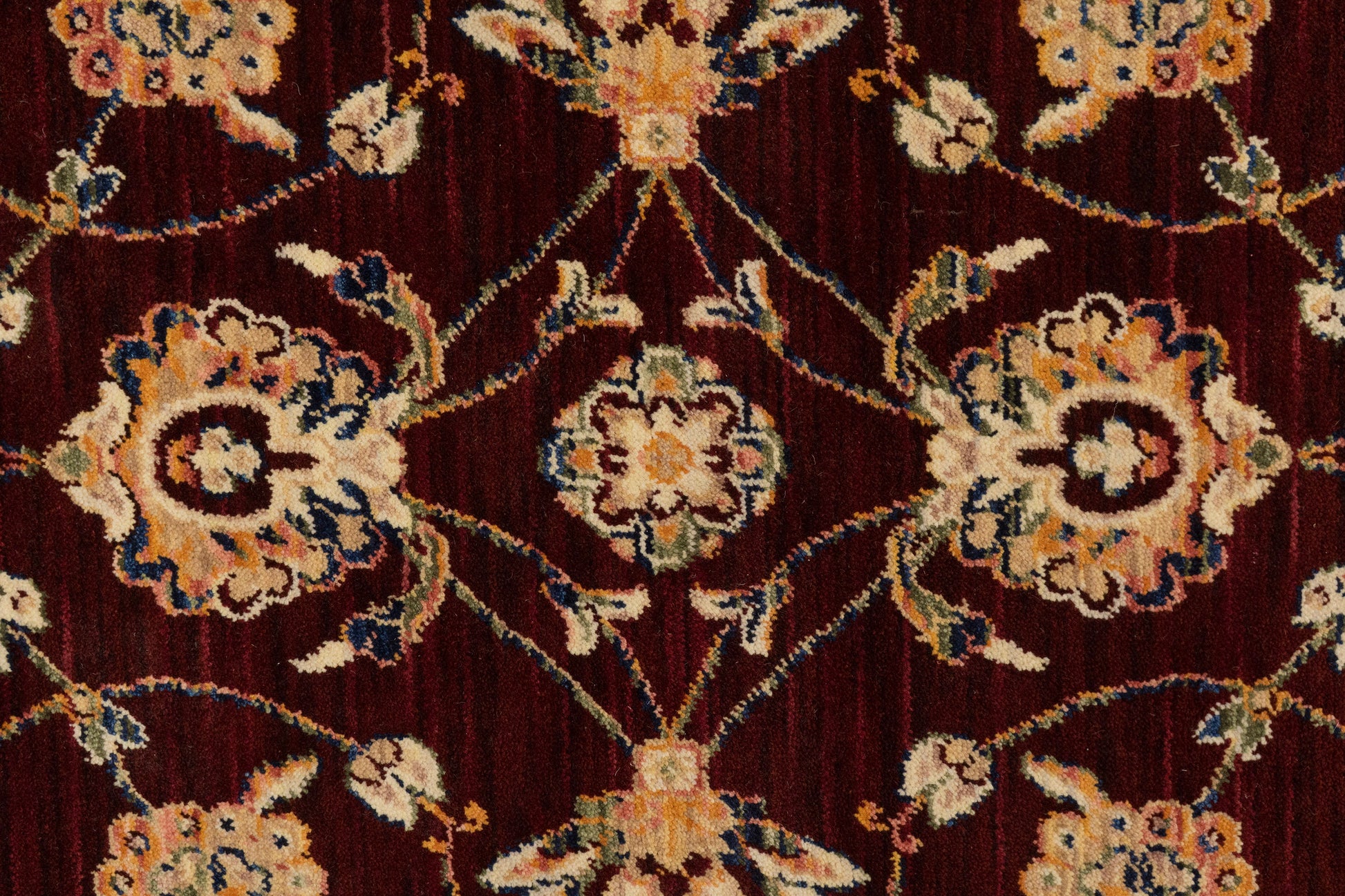 Wade Traditional Red/Multi Floral Medium Pile Rug